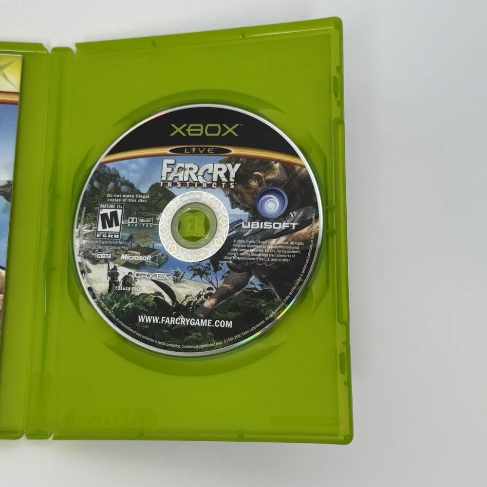 Far Cry: Instincts (Microsoft Xbox, 2005) CIB Complete w/ Manual Tested Working